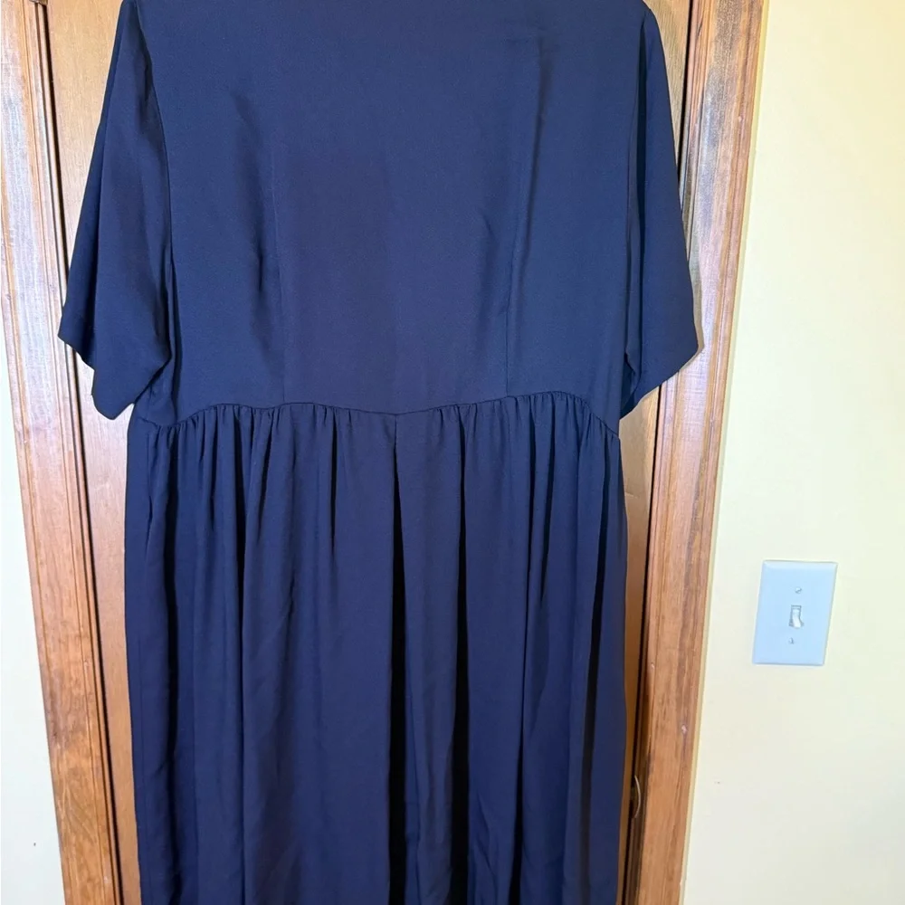 Universal Standard Dark Blue Long Sleeve Dress - Picture 7 of 7